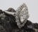 Ladies Art Deco 1 Ct TW Marquise Diamond Platinum Ring - 2