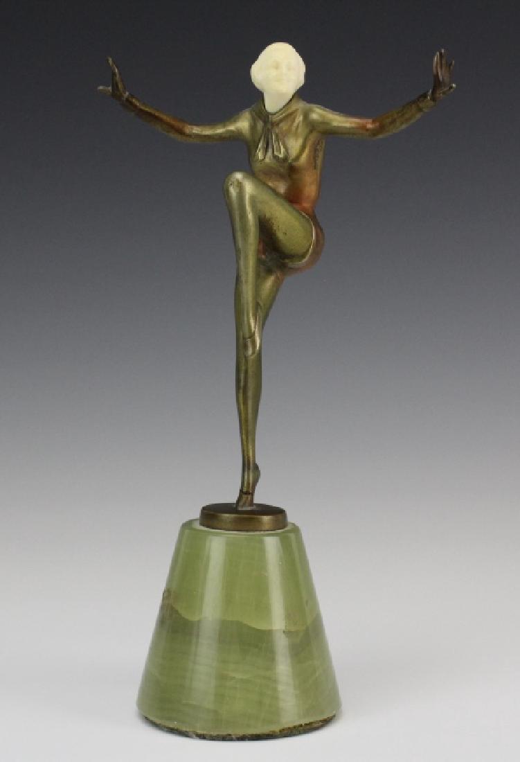 Lorenzl Style French Art Deco Bronze Dancer Sculpture (1 of 8)