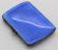 English Sterling Silver Blue Enamel Cigarette Case