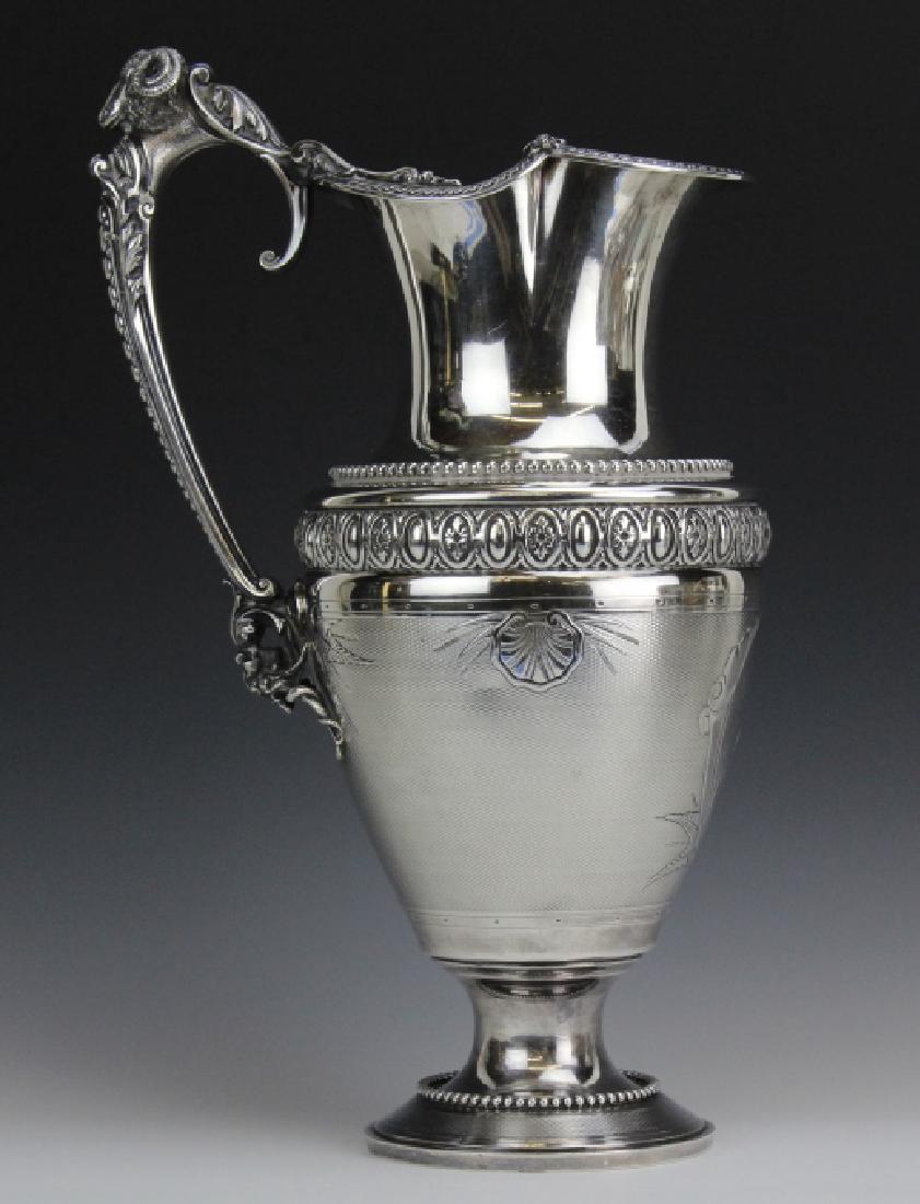 RARE Gorham Sterling Silver Ram Head Ewer Pitcher 1570g (1 of 9)