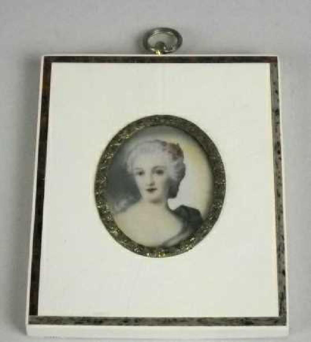 MINITURE PORTRAIT "WOMAN OF THE FRENCH COURT (1 of 1)