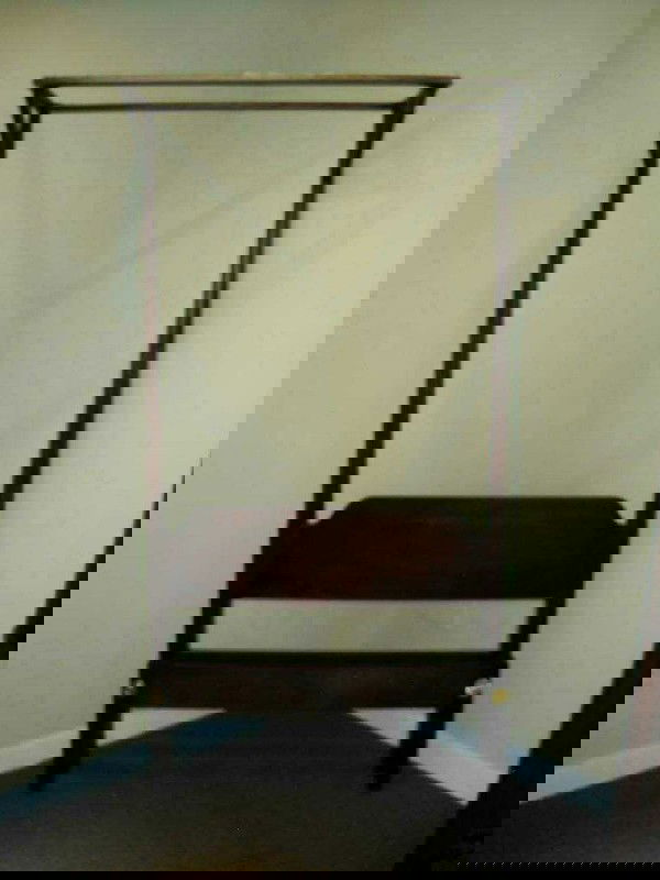 KITTENGER HALF TESTER PENCI POST BEDS: C.1980, Walnut, Colonial Williamsburg Adaptation Series, Single Size, Sold As A Pair, 6'7.5" H. 41.5" W.