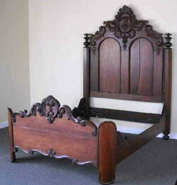 45: ARCHIBALD RUTLEDGE'S BED FROM HAMPTON PLANTATION: