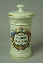 63: LIMOGES PORCELAIN APOTHECARY JAR: