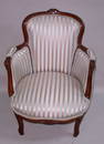 185: FRENCH PROVENCIAL LADIES CHAIR: C.1890, Hand Carve