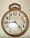 525: WALTHAM RAILROAD WATCH: C.1935, 10 Gold RolledPlat