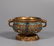 A CHINESE GILT SILVER ENAMELED CENSER