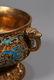 A CHINESE GILT SILVER ENAMELED CENSER - 5