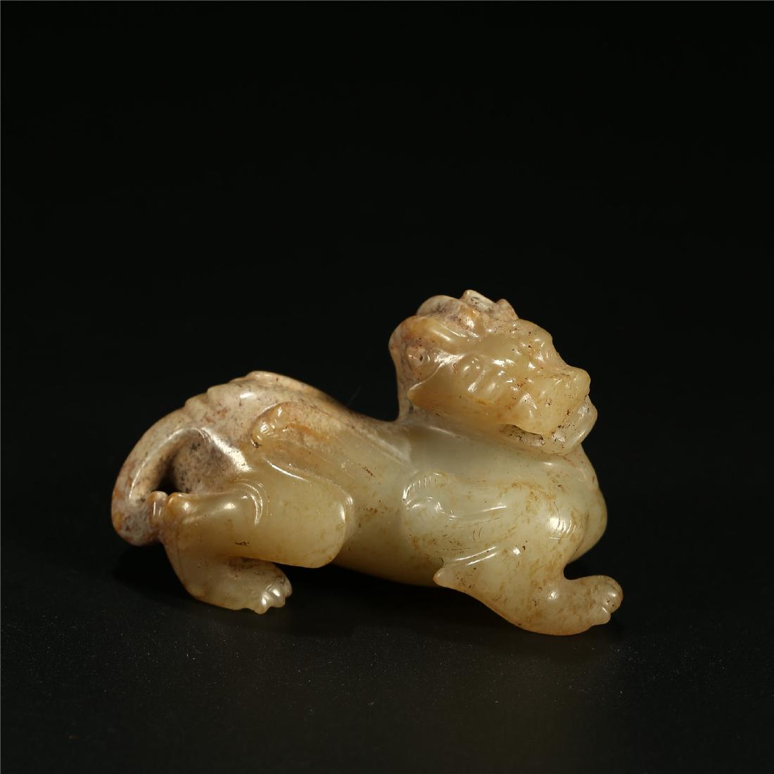 A CHINESE JADE DRAGON (1 of 5)