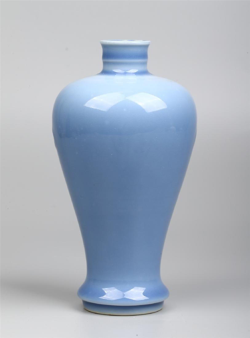 CHINESE CLAIRE DE LUNE PORCELAIN MEIPING VASE (1 of 8)