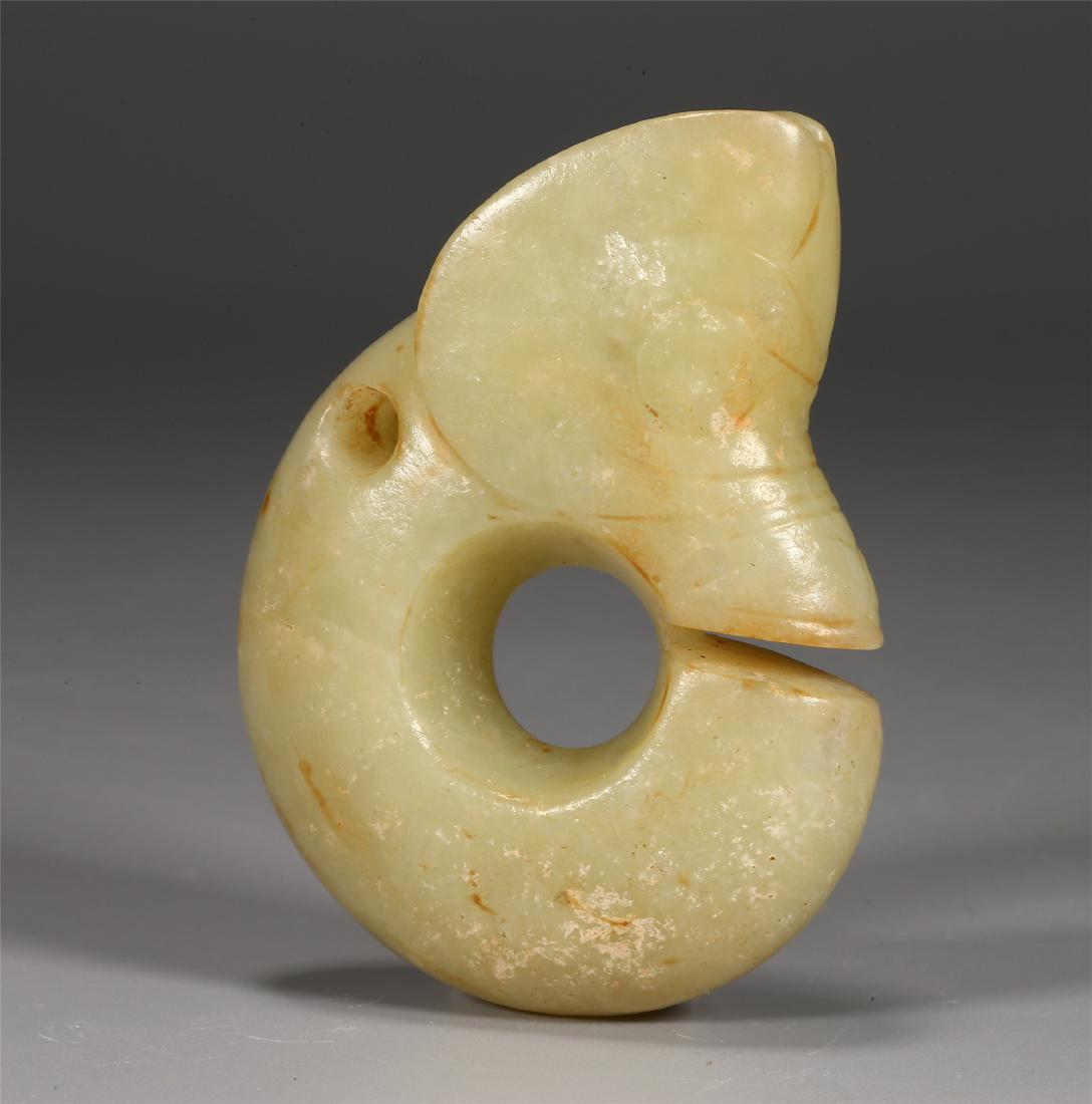 CHINESE JADE "PIG" DRAGON