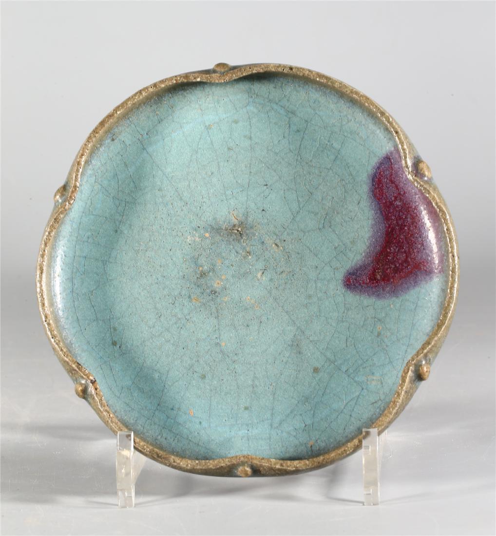 CHINESE FLAMBÃ‰ GLAZED PORCELAIN BRUSH WASHER (1 of 12)