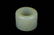 A CHINESE WHITE JADE ARCHER'S RING - 8