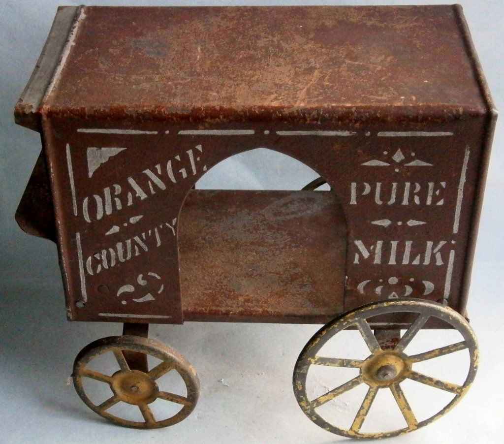 Early Orange County Pure Milk Wagon (1 of 5)