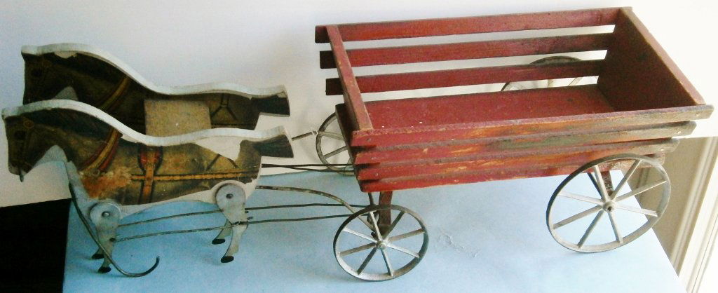 Horse drawn wagon made in USA by Gibbs (1 of 8)