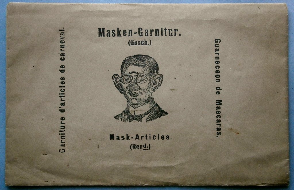 1920's German Novelty Mask (1 of 2)