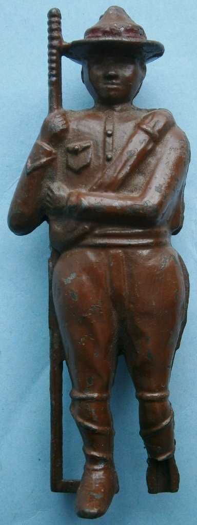 Antique Boy Scout Still Bank made in USA (1 of 6)