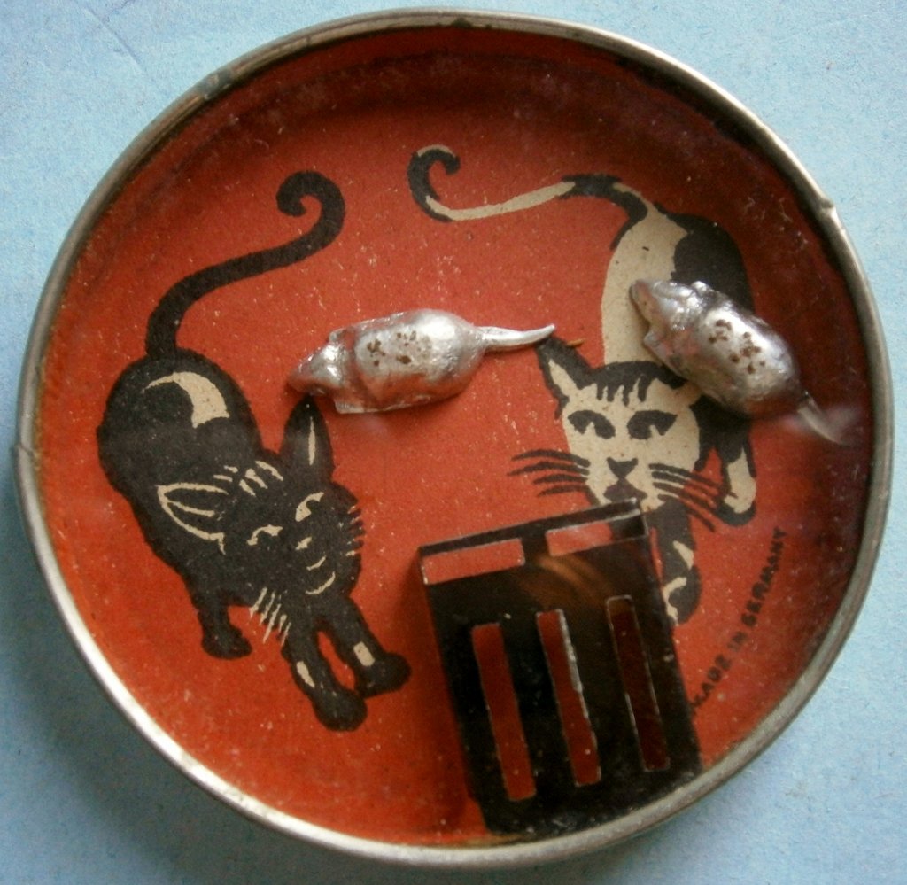 Cat with Mice Dexterity Puzzle made in Germany c.1930’s (1 of 4)
