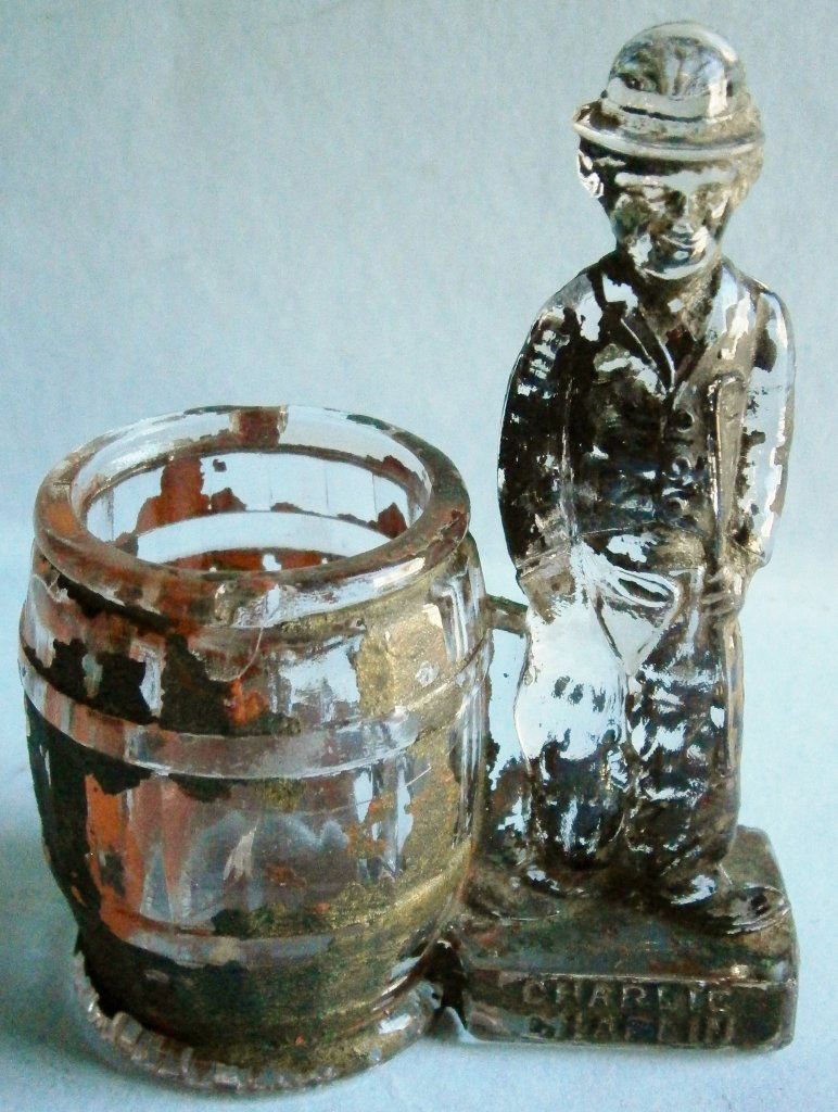 Charlie Chaplin Figural Candy Container made in USA (1 of 6)