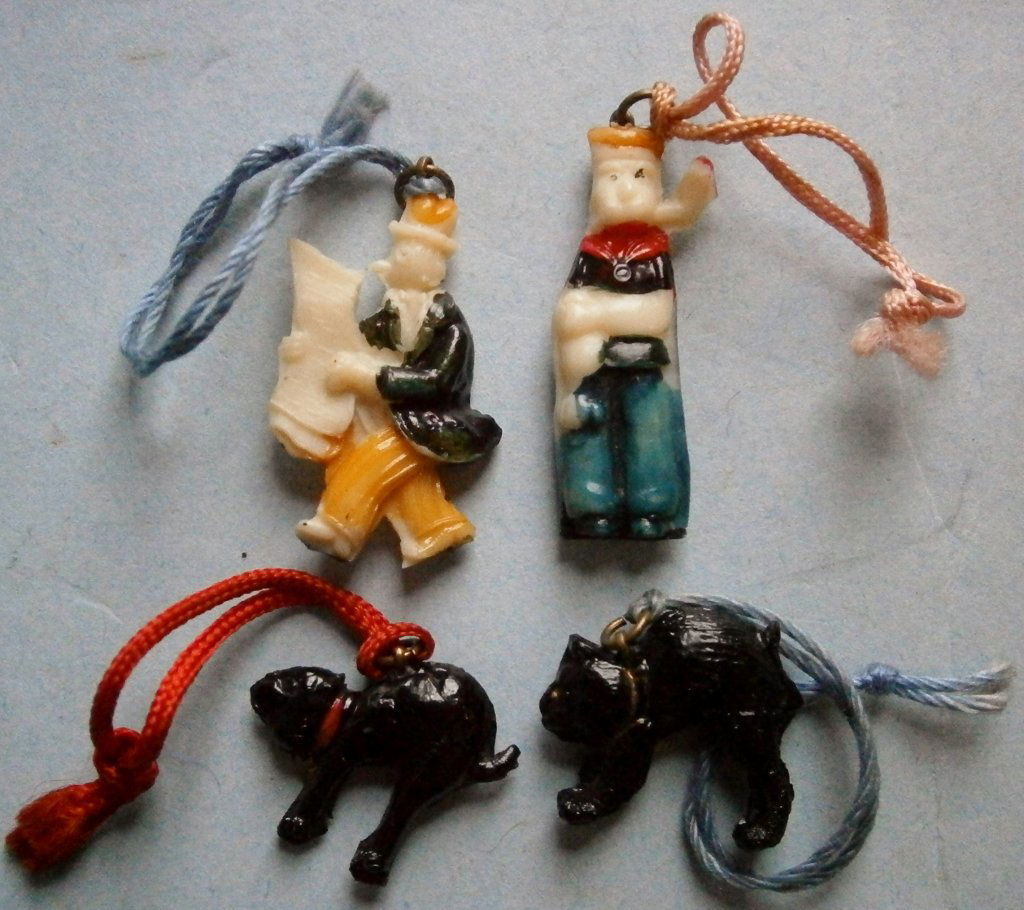Popeye, Character, and 2 Black Cat Cracker Jack (1 of 3)