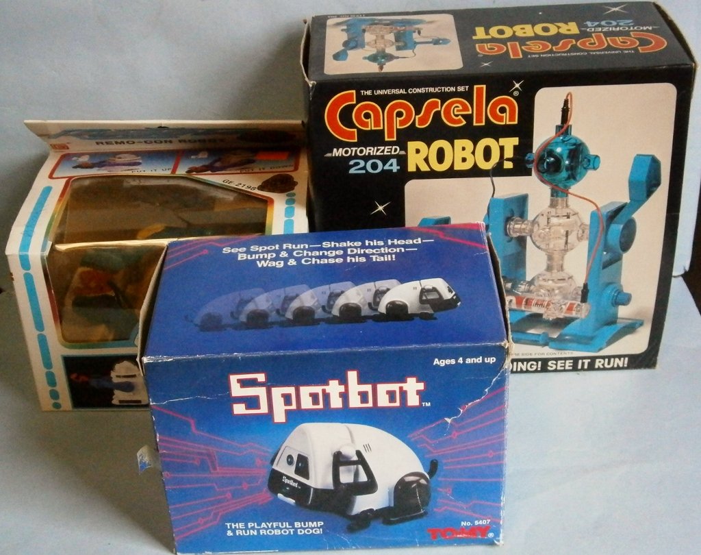 Lot of 3 Robot Space Toys in Original Boxes (1 of 9)