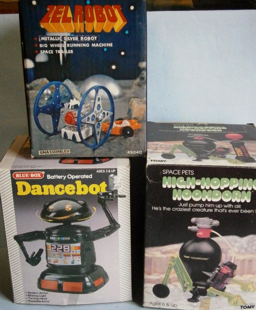 Lot of 3 Robot Space Toys in Original Boxes (1 of 10)