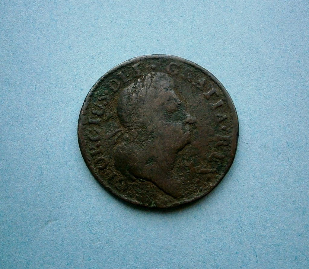 1723 Woods Hibernia Half Penny Colonial Coin (1 of 5)