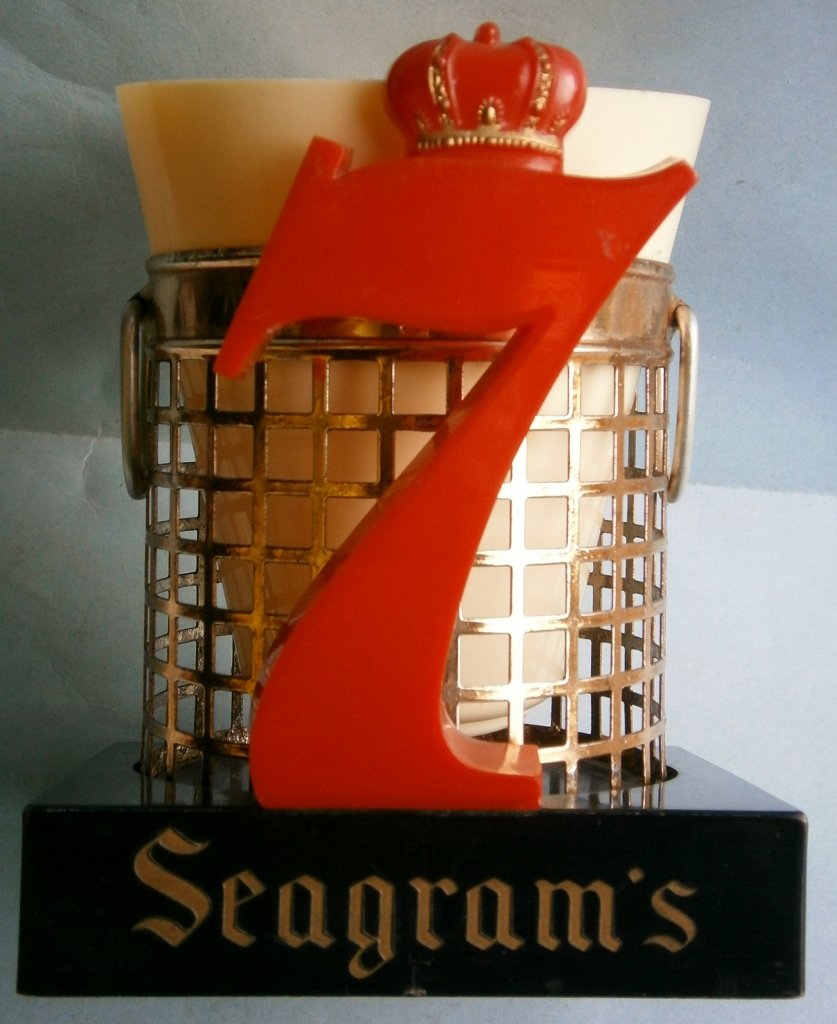 Seagrams Seven Vintage Bar Top Swizzle Stick Holder (1 of 6)