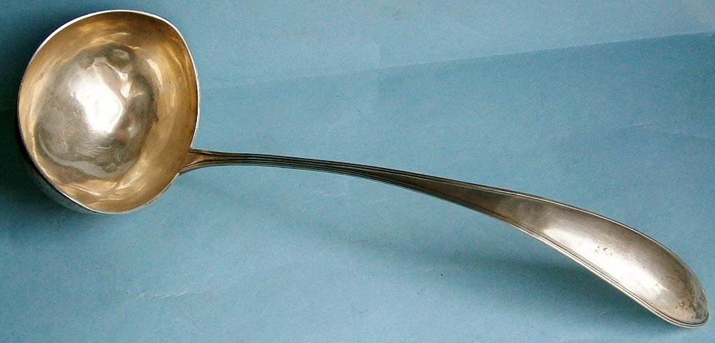 Early 19th Cent. Dutch Hallmarked Silver Ladle c.1836 (1 of 7)