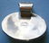 Mexican Sterling Silver Signed Brooch Pin with Black - 2