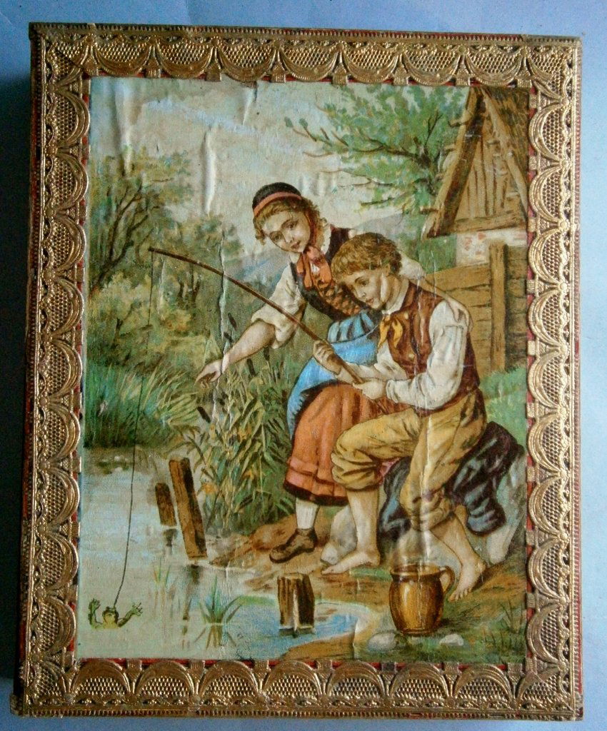 Turn of the Century children's blocks depicting black (1 of 5)