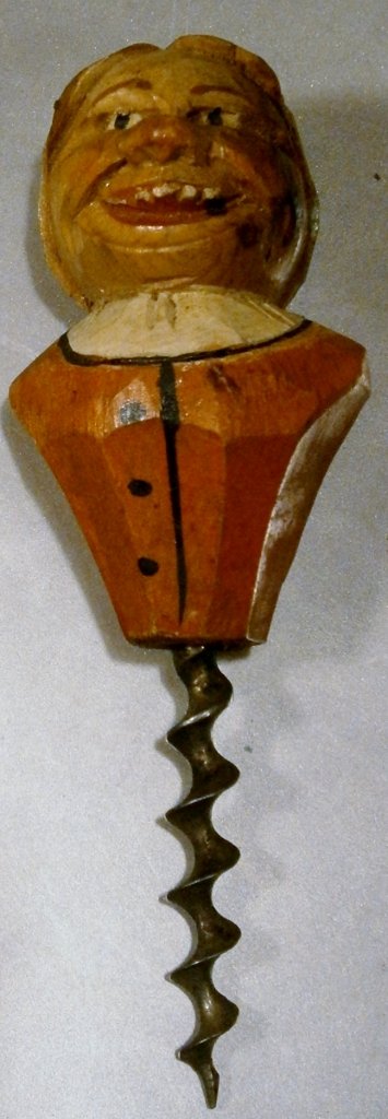 Woman in Ethnic Costume Figural Corkscrew (1 of 4)