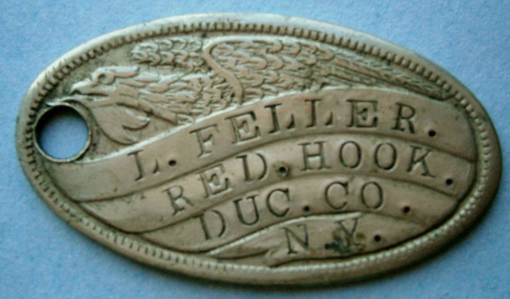 Red Hook, NY 19th Cent. Key Chain or Watch Fob (1 of 2)