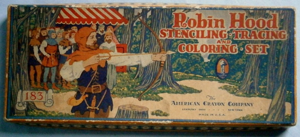 Robin Hood Stenciling Tracing & Coloring Set (1 of 10)