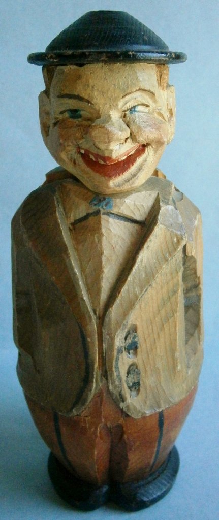 Hand Carved and Painted Figural Bottle Opener (1 of 4)