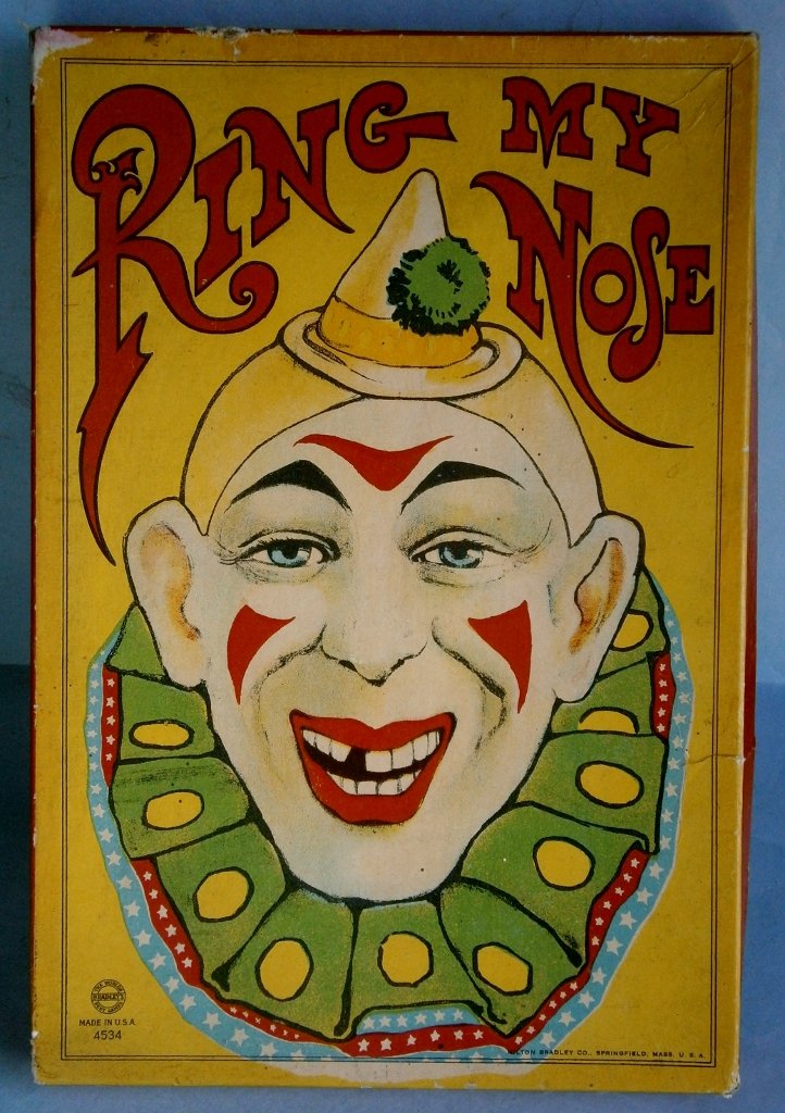 RING MY NOSE Ring Toss Game by Milton Bradley (1 of 5)