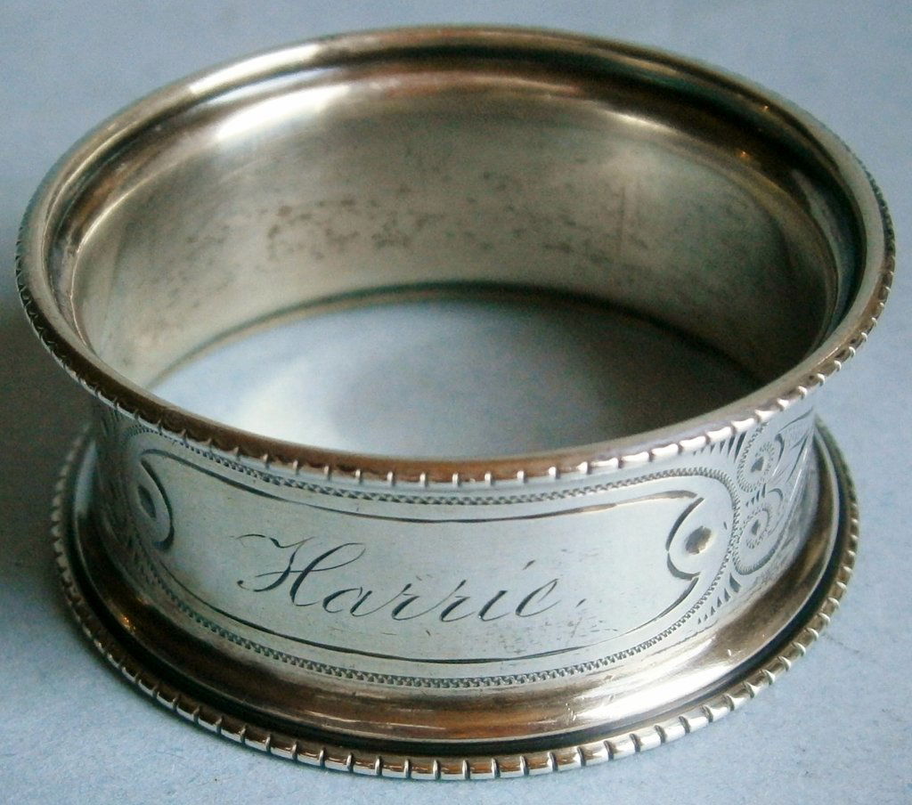 19th Century Sterling Silver Napkin Ring (1 of 4)