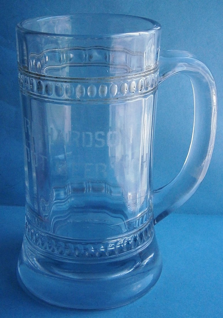 Richardson Root Beer Advertising Pressed Glass Mug (1 of 4)