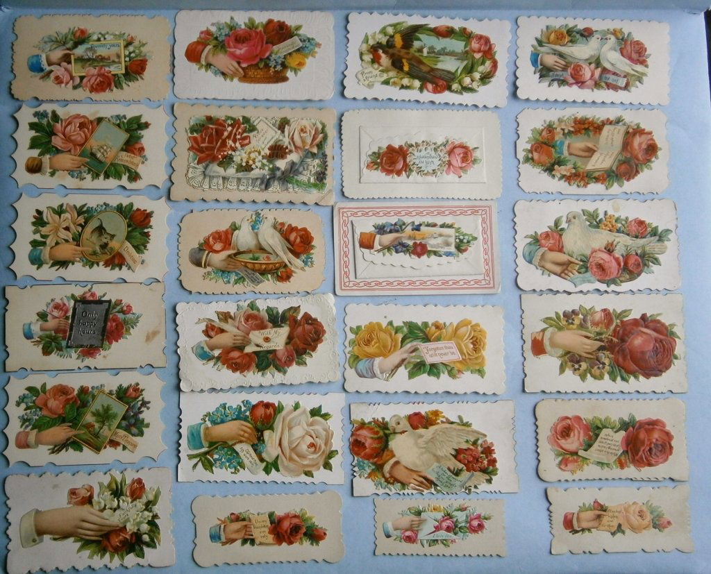 Collection of 24 Victorian Calling Cards (1 of 7)