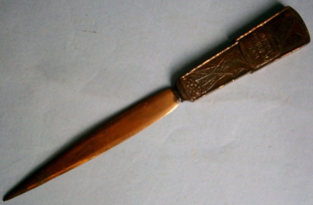 Souvenir of Hoover Boulder Dam Letter Opener (1 of 3)