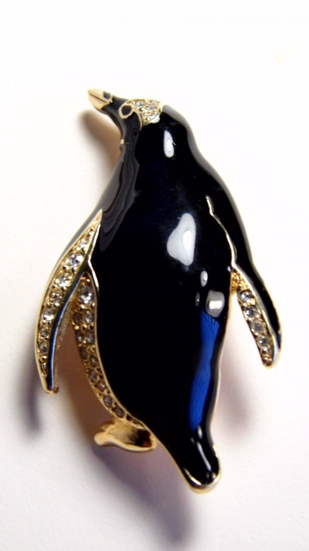 Swarovski Austrian Vintage Brooch Penguin (1 of 6)
