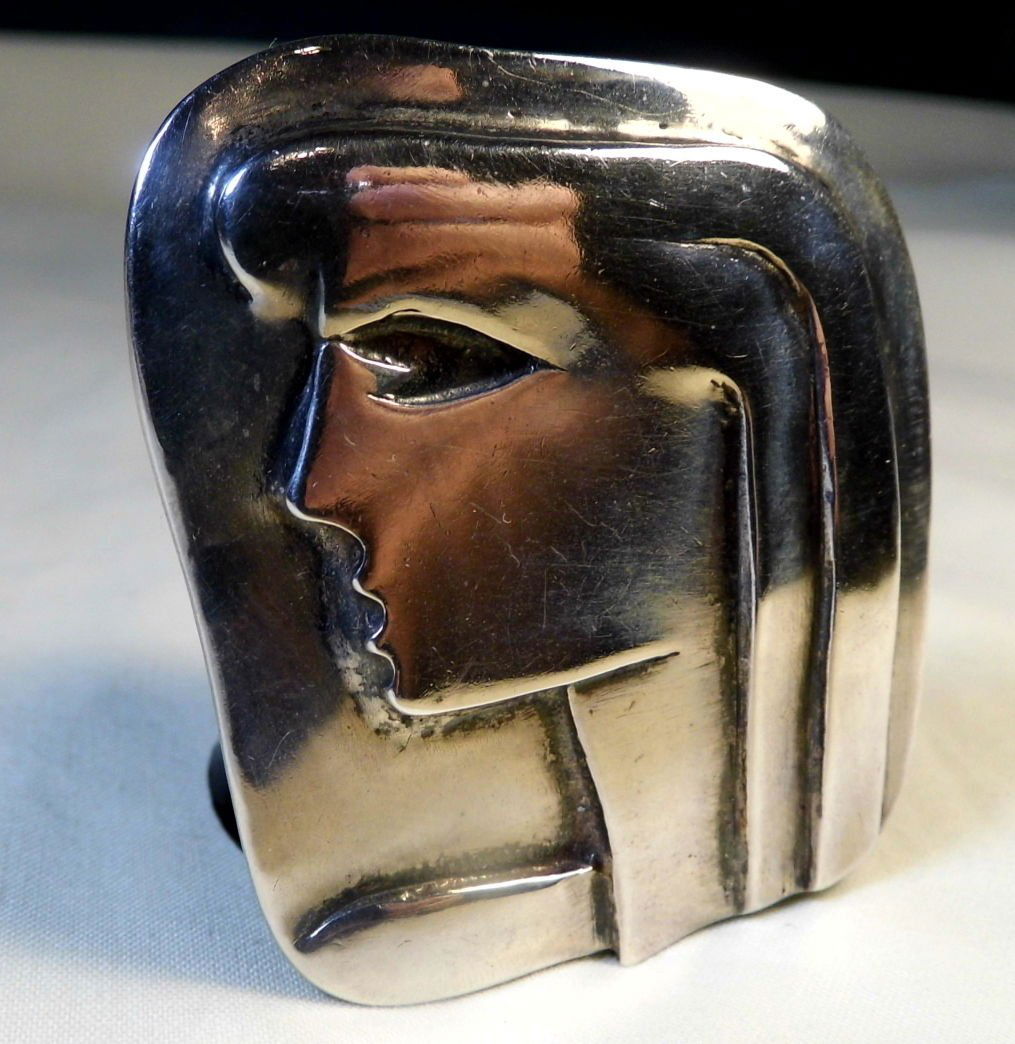 Beautiful Vintage Signed Sterling Silver Art Deco Brooc (1 of 8)