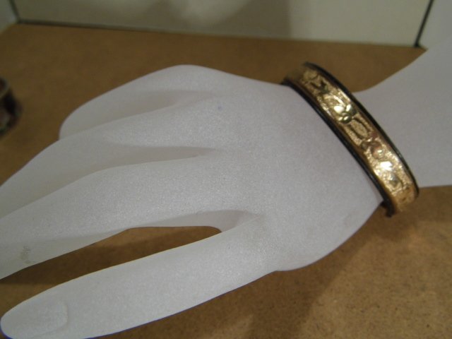 Antique Victorian Gold Fill Bangle Bracelet (1 of 3)