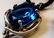 Azure Glass Wiccan Necklace Pendant Gothic