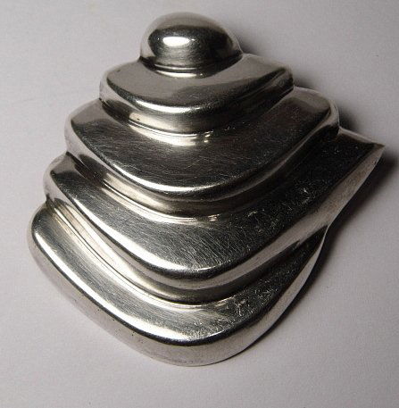 Large Vintage Mexican Sterling Silver Pendant Brooch (1 of 3)