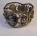Big Vintage Mexican Sterling Silver Cuff Bracelet - 4