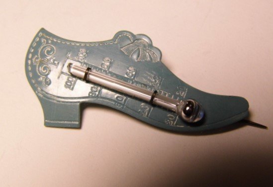 Rare Antique ca 1920 Thermometer Pin (1 of 3)