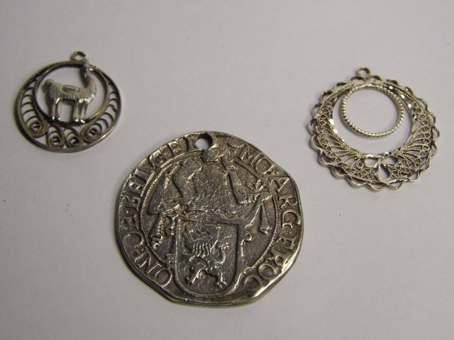 3 Antique Necklace Pendants (1 of 8)