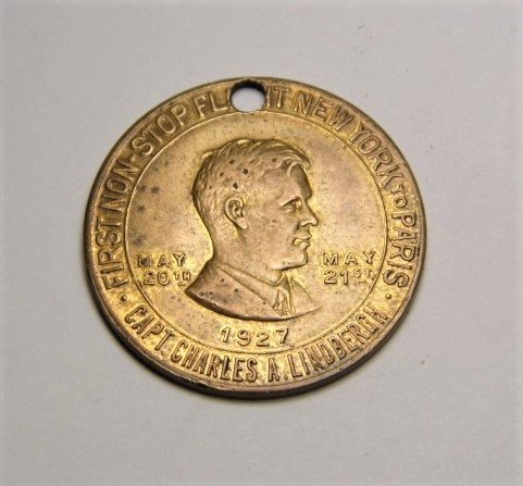 Lucky Lindy First Transatlantic Flight Good Luck Coin (1 of 3)