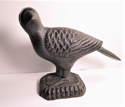 Vintage Arts Craft Cast Iron Statue Bird (1 of 5)